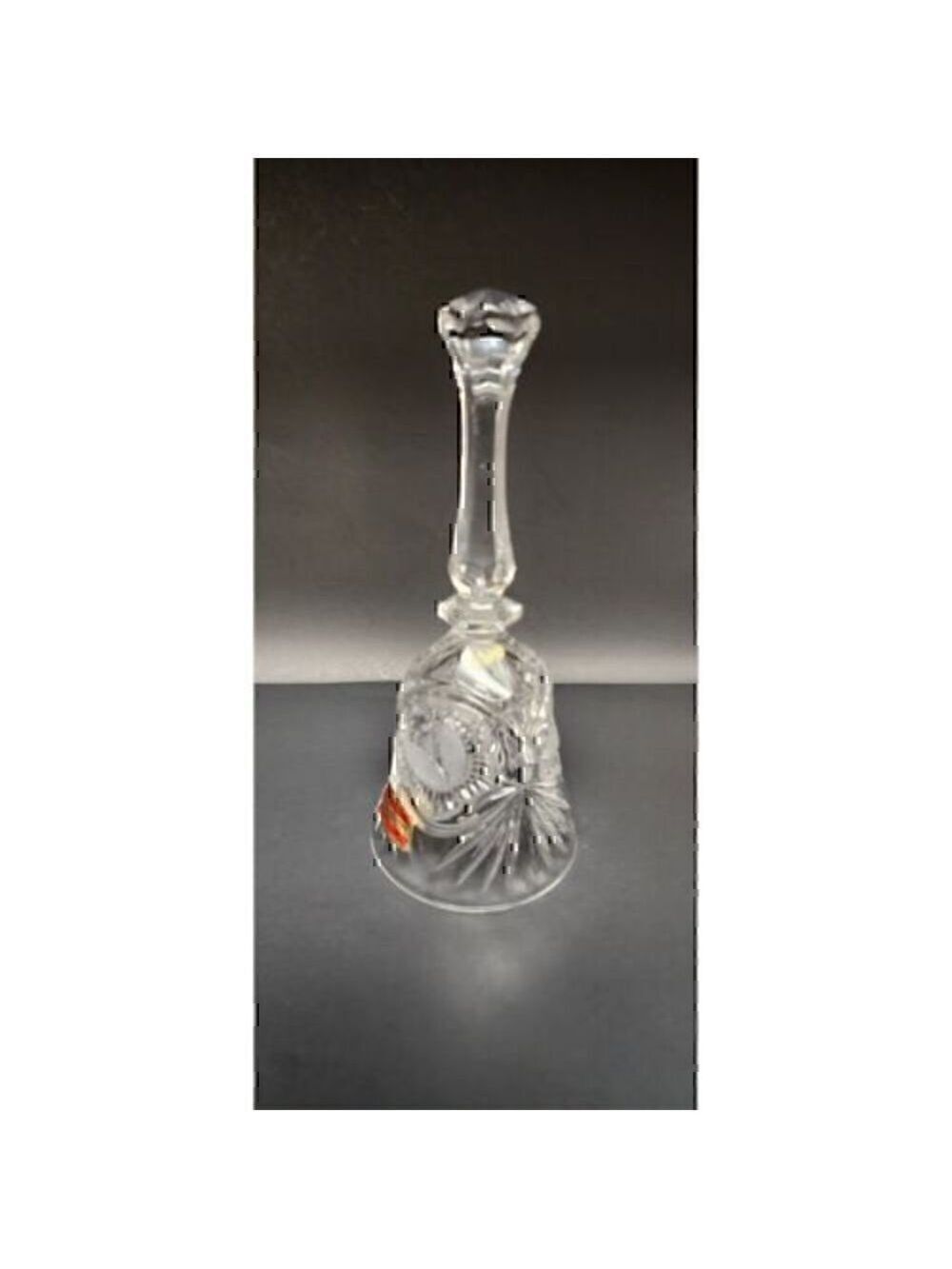 HOFBAUER Germany Bleikristall Clear Crystal 8 Inch Byrds Collection Dinner Bell